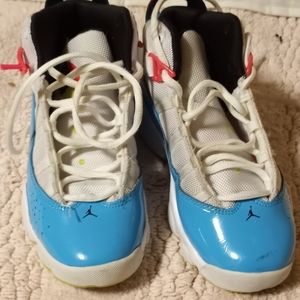 Jordan 6 Ring "Blue Fury Cyber Pink